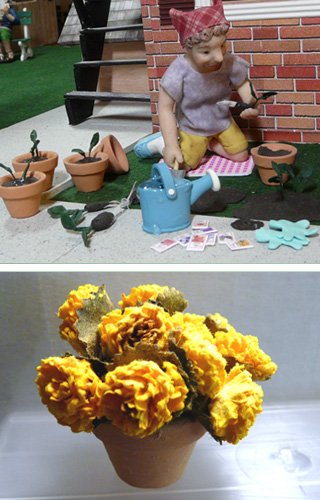 potted plants