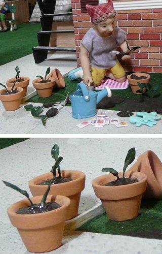 potted plants